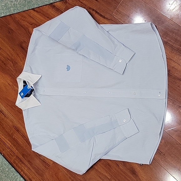 adidas Shirts Nwt Mens Size M Adidas Button Down Shirt Poshmark